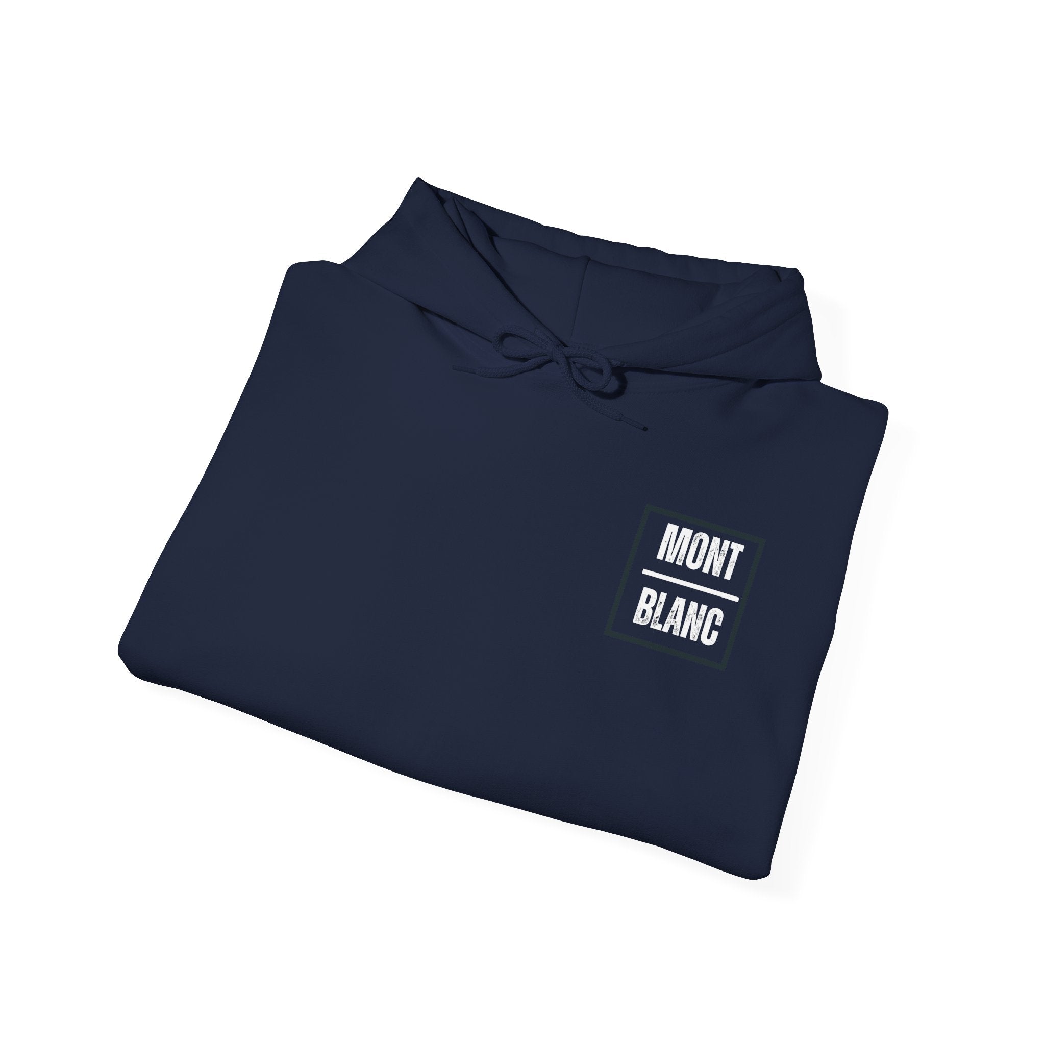 Mont Blanc Mountain Hoodie — Vintage Alpine Graphic Pullover