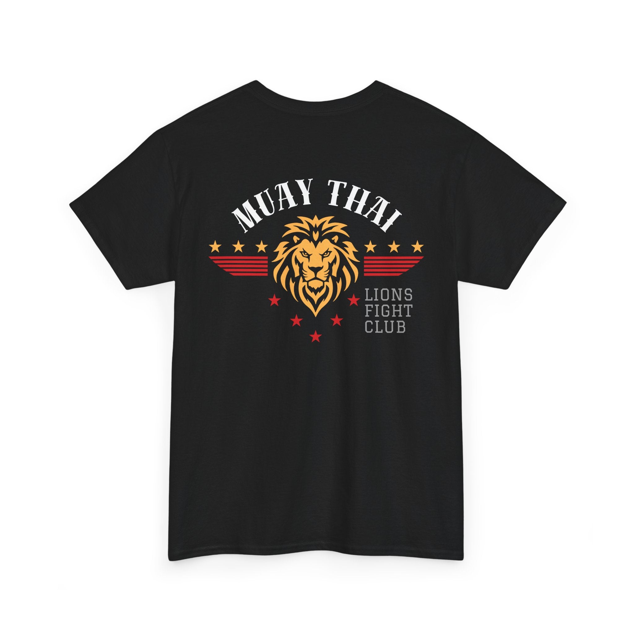 Lions Fight Club Tee — Vintage- Lion- Muay Thai- Back Print