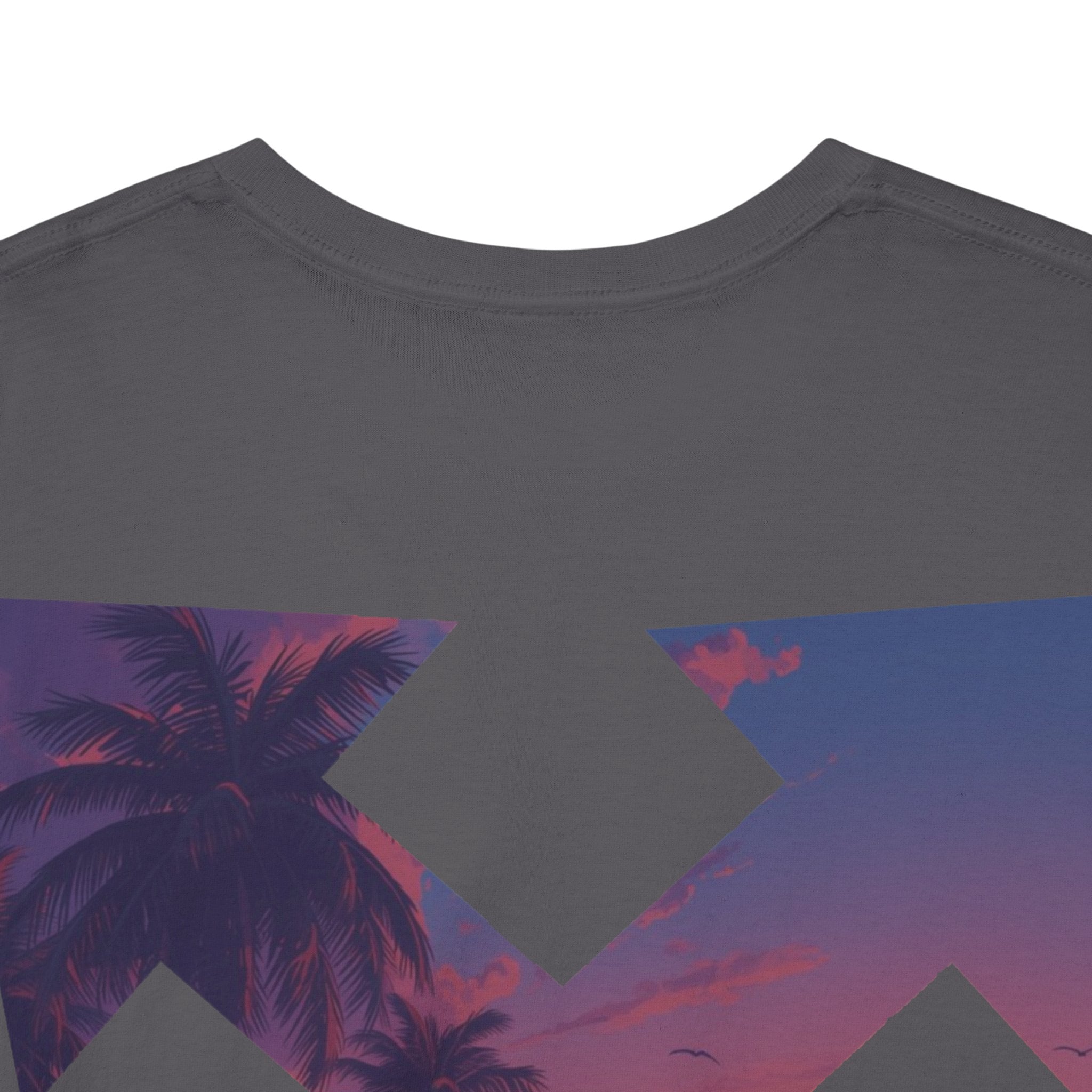 Beach Cross- T-Shirt — Sunset Palm Arrow - Tee