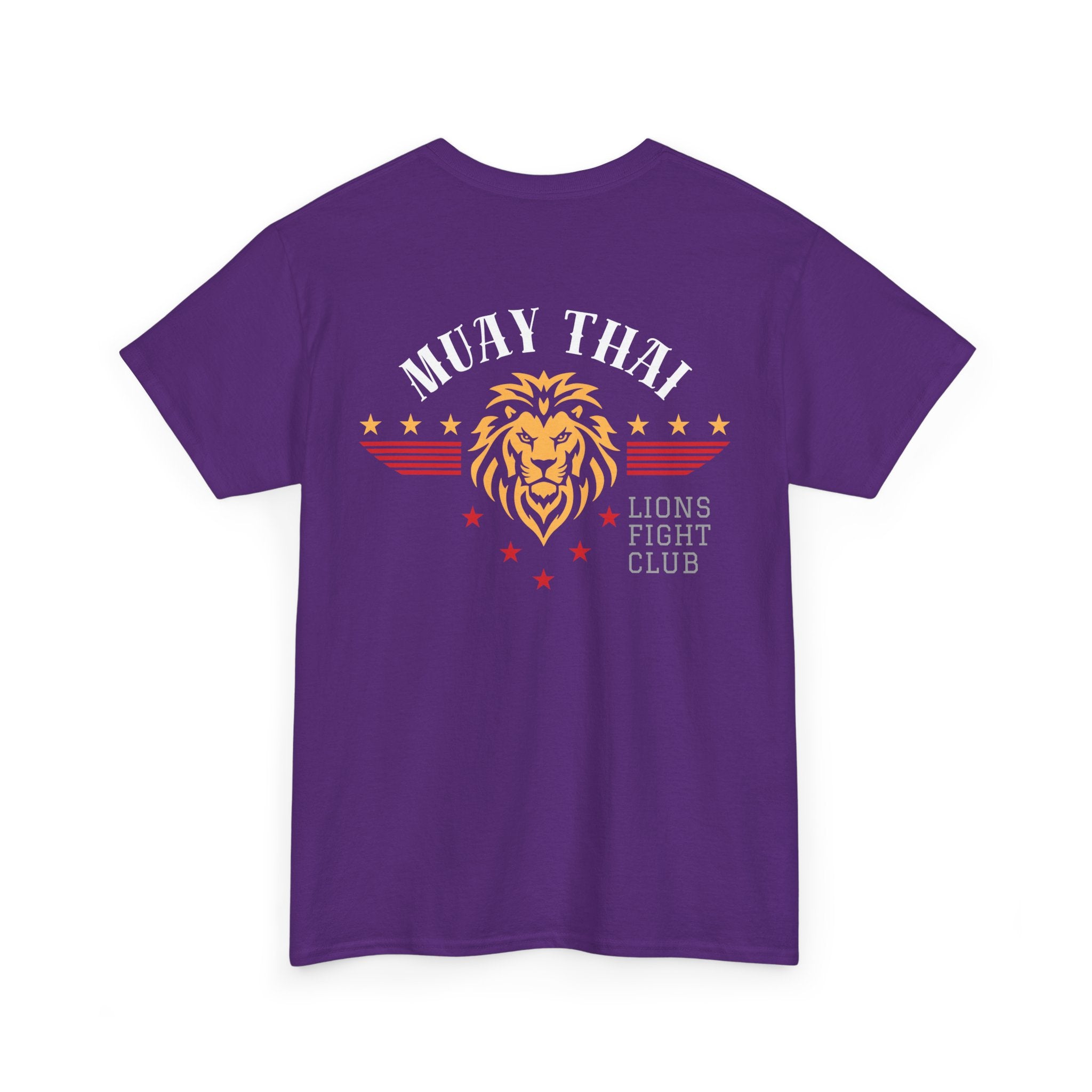 Lions Fight Club Tee — Vintage- Lion- Muay Thai- Back Print