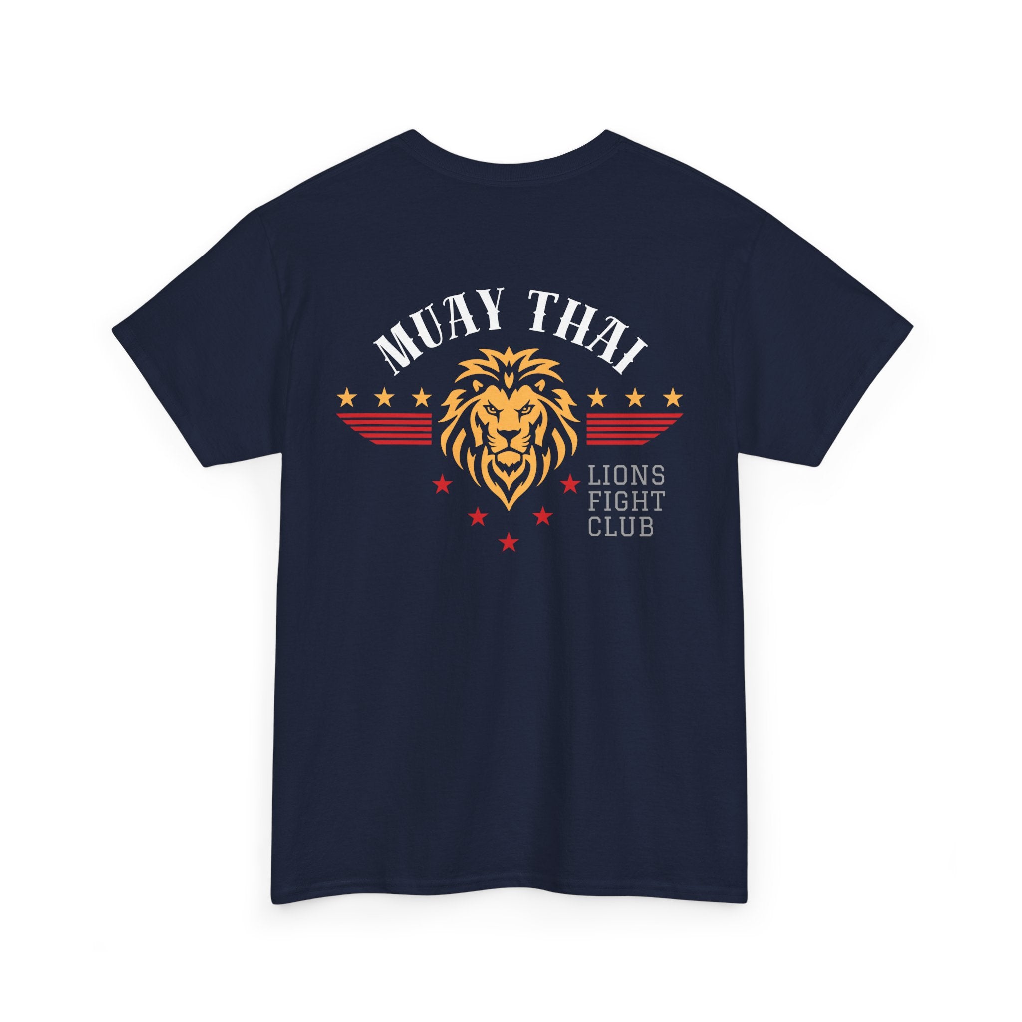 Lions Fight Club Tee — Vintage- Lion- Muay Thai- Back Print