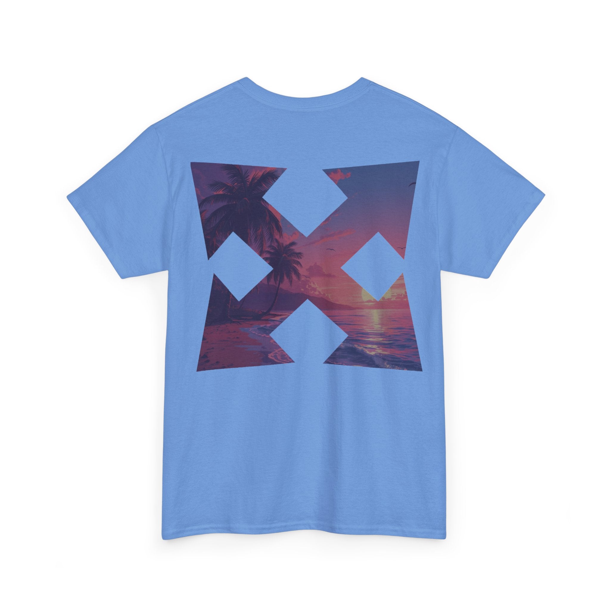 Beach Cross- T-Shirt — Sunset Palm Arrow - Tee