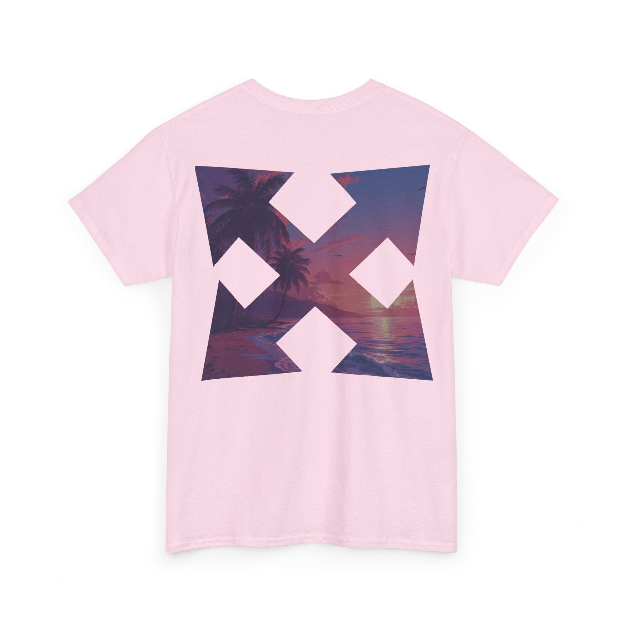 Beach Cross- T-Shirt — Sunset Palm Arrow - Tee