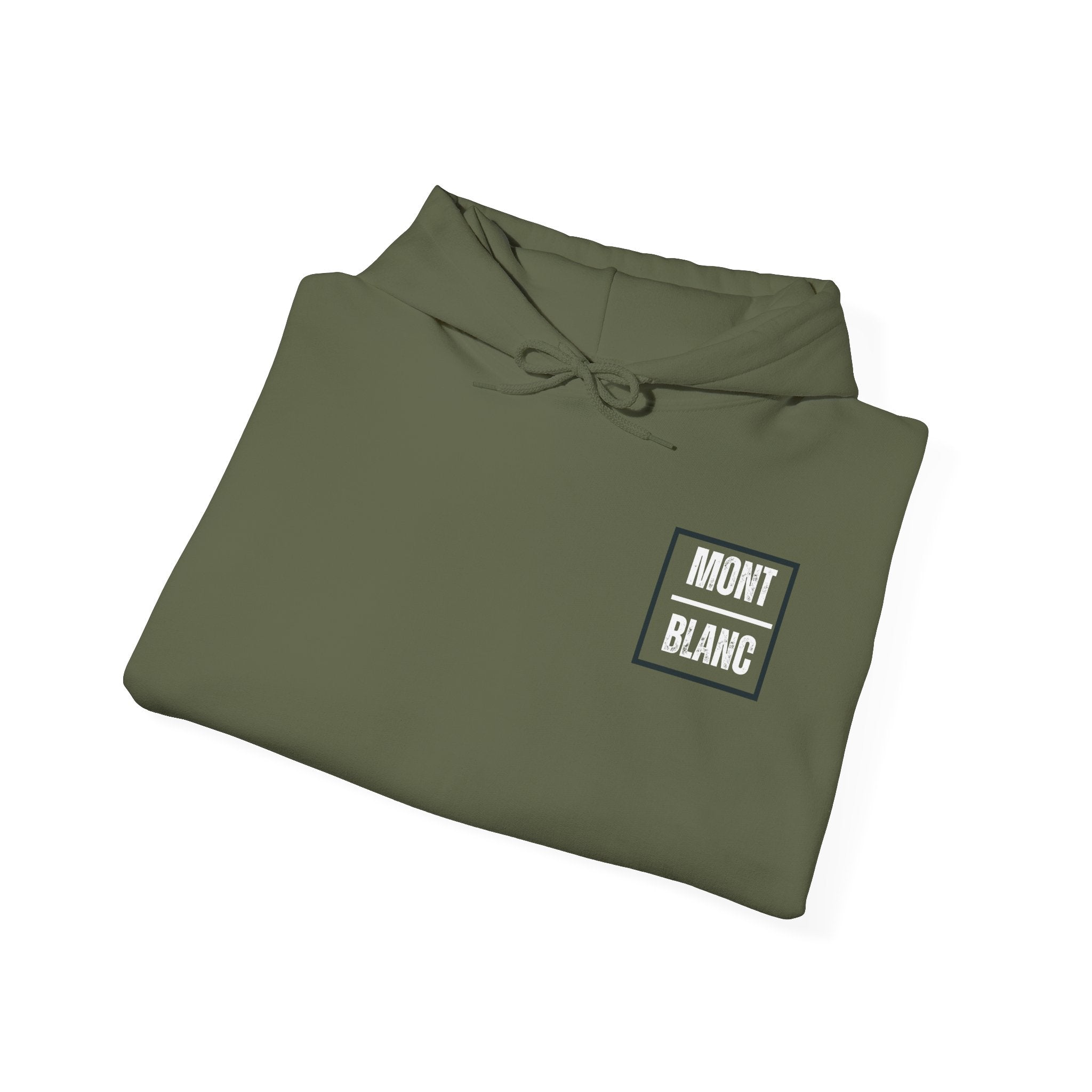 Mont Blanc Mountain Hoodie — Vintage Alpine Graphic Pullover